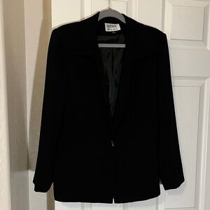 Black fully lined blazer